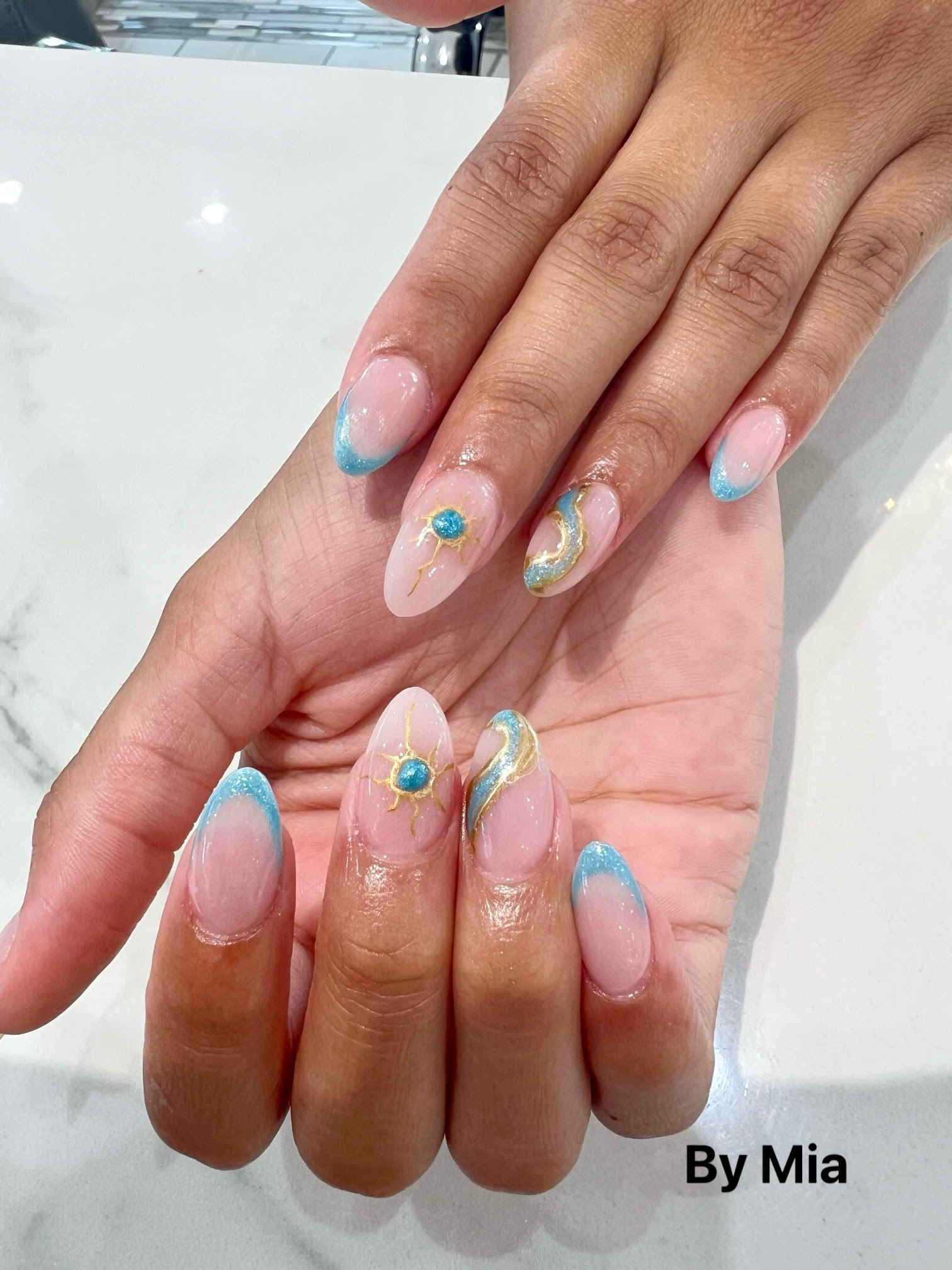 Golden Palace Nails logo